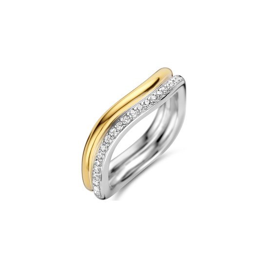 TI SENTO Ring 12262ZY - Zilveren dames ring - Maat 56