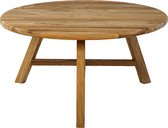 SenS-Line - Table d'appoint Woody Teak Ø80cm - Marron