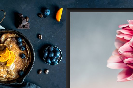 KitchenYeah® Inductie beschermer 80x52 cm - Bloemen - Tulpen - Roze - Kookplaataccessoires - Afdekplaat voor kookplaat - Inductiebeschermer - Inductiemat - Inductieplaat mat