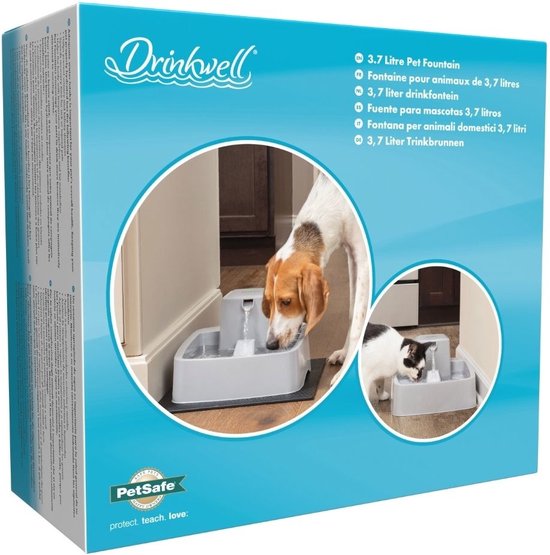 Fontaine à eau PetSafe® Drinkwell® Platinum pour chien et chat