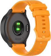 Siliconen bandje - geschikt voor Xiaomi Mi Watch / Watch S1 / Watch S1 Pro - oranje