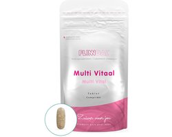 DA Flinndal Multi Vitaal Tabletten - Multivitamine voor Verhoogde Behoefte - Tot 200% ADH - 90 Tabletten - 90 stuks
