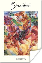 Affiche d'Art - Peinture - Umberto Boccioni - Élasticité - 20x30 cm