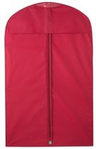 15x Beschermhoes voor kleding rood 100 x 60 cm - Kledinghoezen - Kleding opbergen accessoires