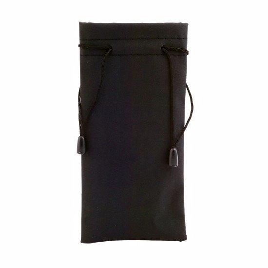 10x stuks zonnebrillen etui van stof zwart 18 cm - brillen hoesjes van V-Part — afbeelding 2