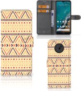 Wallet Book Case Nokia G50 Etui pour téléphone portable Aztec Yellow