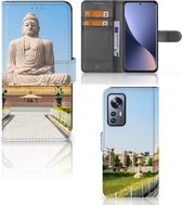 Smartphone Hoesje Xiaomi 12 | 12X Bookcase Boeddha