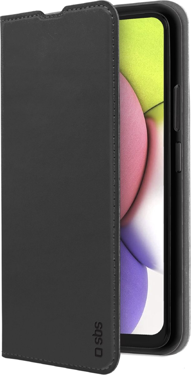 Samsung Galaxy A03 Hoesje - SBS - Wallet Lite Serie - Kunstlederen Bookcase - Zwart - Hoesje Geschikt Voor Samsung Galaxy A03