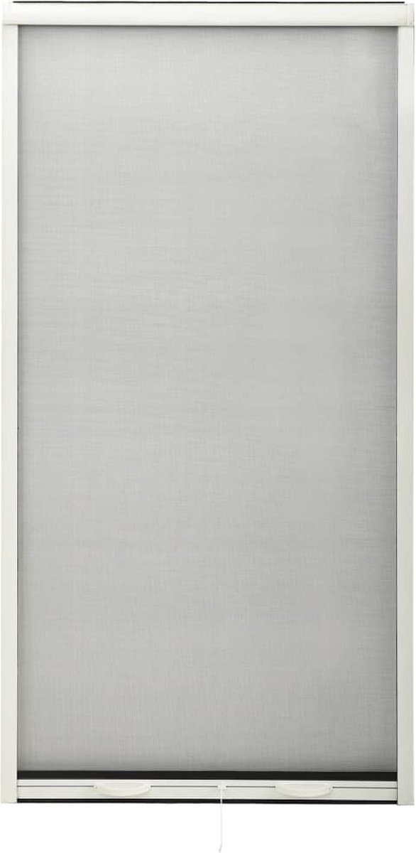 vidaXL Raamhor oprolbaar 90x170 cm wit