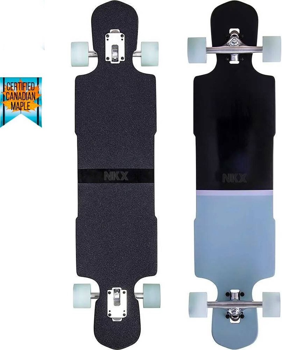NKX City Action longboard 39 freeride Zwart