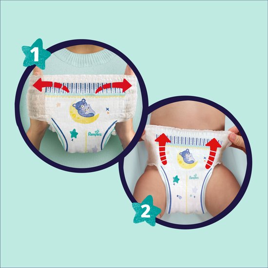 2x Pampers Baby Dry Night Pants Luierbroekjes Maat 4 (9kg15kg) 156