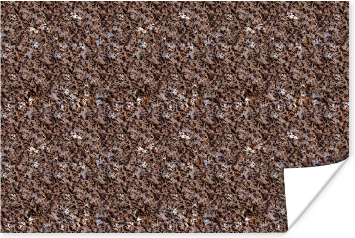 Poster Patroon - Graniet - Steen - 60x40 cm