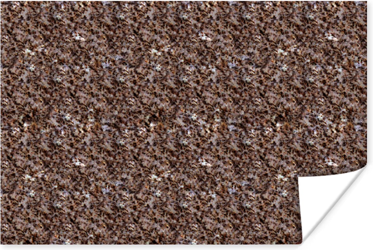 Poster Patroon - Graniet - Steen - 30x20 cm