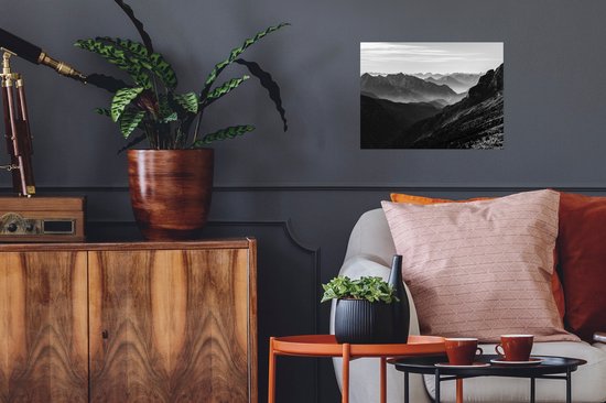 Affiche Montagnes - Nature - Brouillard - 40x30 cm