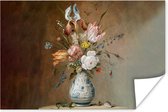 Affiche Maîtres anciens - Fleurs - Balthasar van der Ast - 60x40 cm