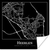 Affiche Plan de la ville - Heerlen - Carte - Plan d'étage - 75x75 cm