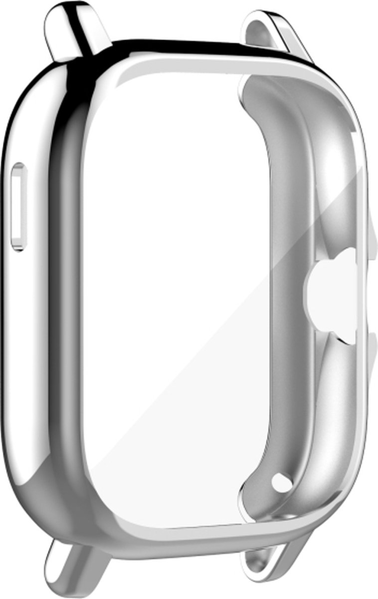 Screenprotector watch case - hoesje - geschikt voor Amazfit GTS 2 - zilver