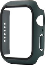 Screenprotector watch case - hoesje - geschikt voor Apple Watch Series 4/5/6 - 44 mm - donkergroen