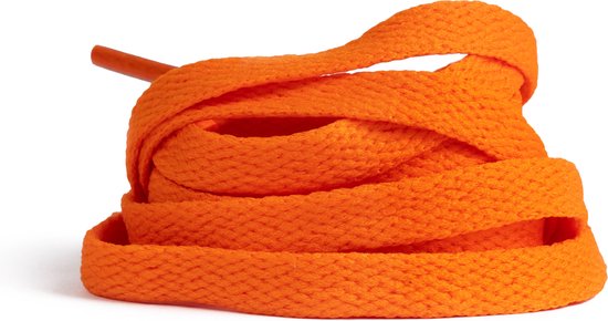 GBG Sneaker Veters 180CM - Oranje - Orange - Schoenveters - Laces - Platte Veter