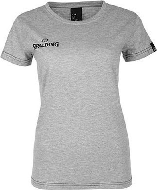 Spalding Team II 4Her T-Shirt Dames - Grijs Gemeleerd | Maat: 36