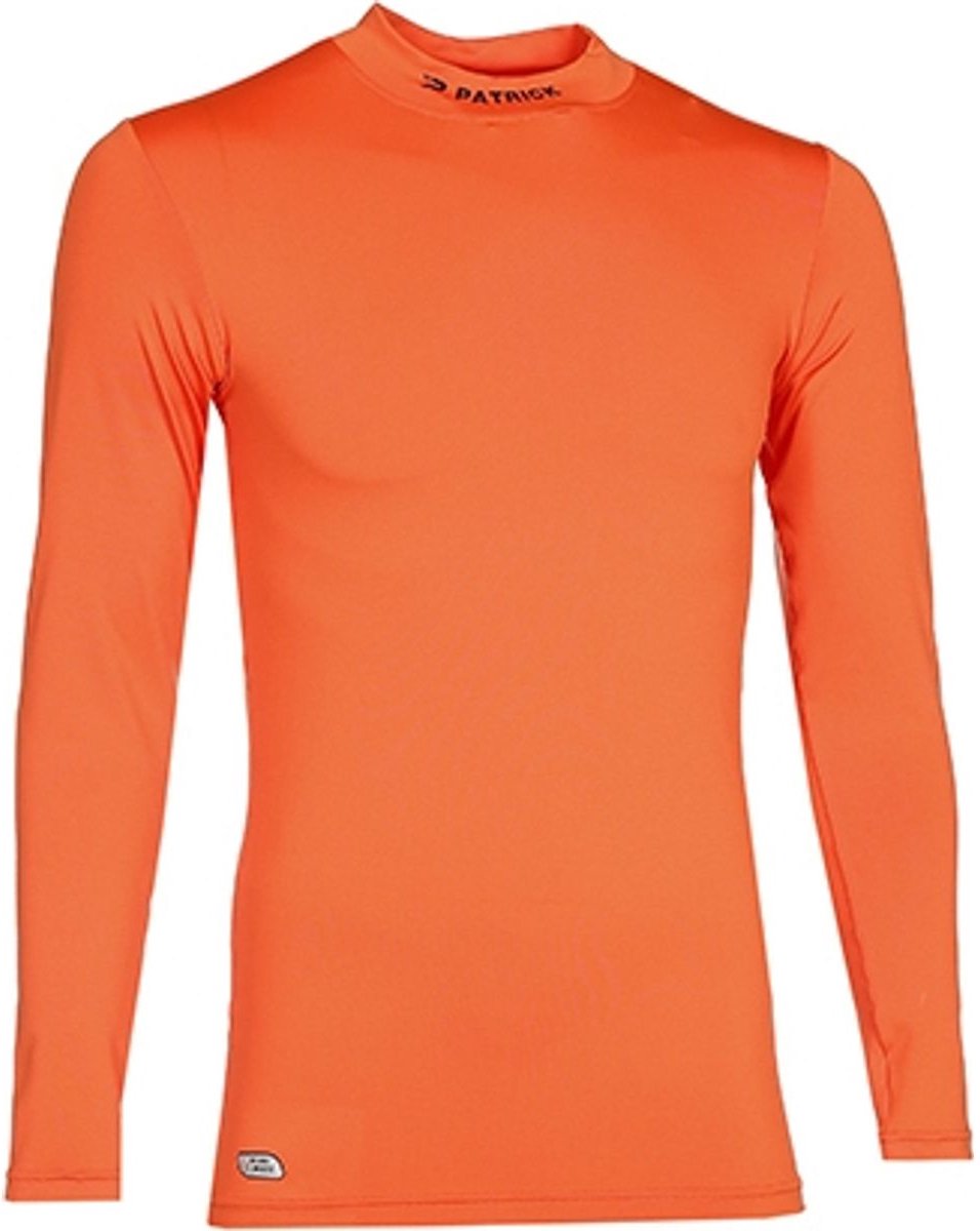 Patrick Shirt Opstaande Kraag Heren - Oranje | Maat: XXL
