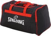Spalding Team Bag Medium Sporttas Met Zijvakken - Zwart / Rood | Maat: Uni