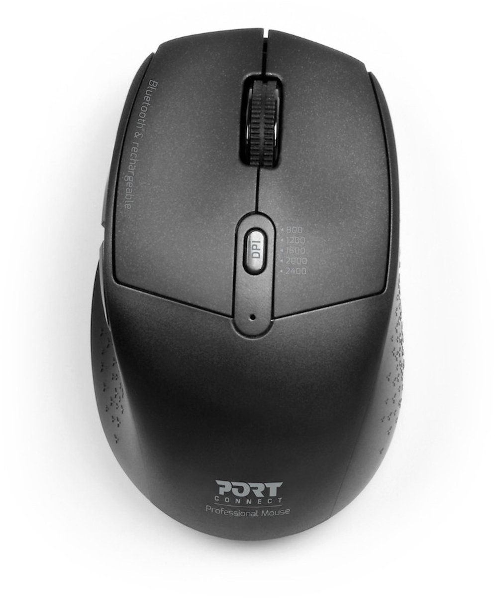 Port Designs Professional Zwart - Muis