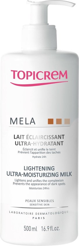 Topicrem Mela Lightening Ultra-Moisturizing Milk 500 ml Lait Femmes |  bol.com