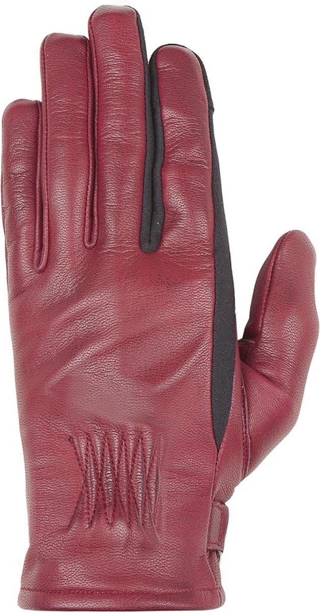 Helstons Candy Summer Leren Bourgondisch Grijs Handschoenen -