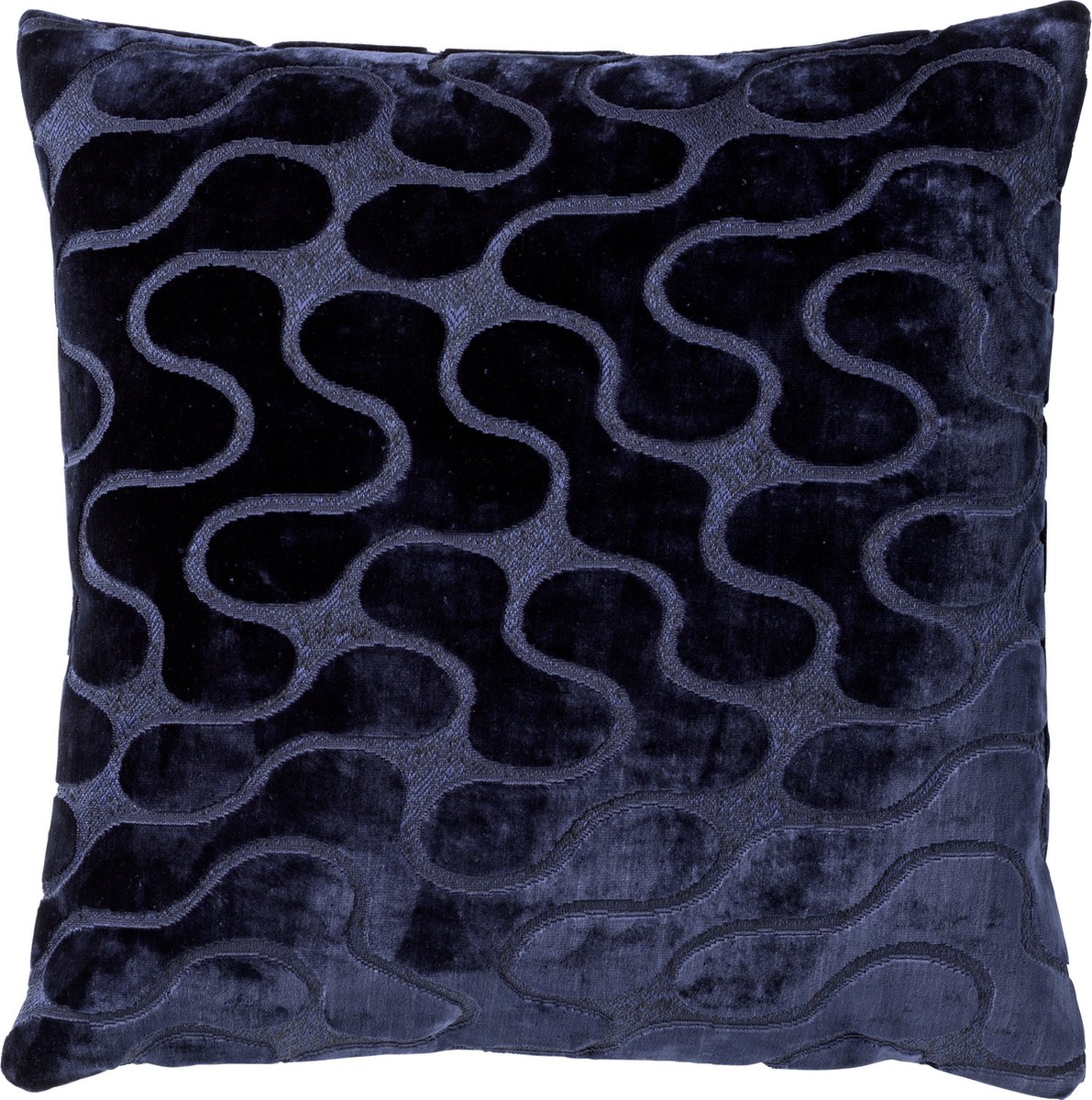NADINE | sierkussen 45x45 cm | Insignia Blue | blauw | Hoii | met duurzame kussenvulling