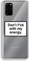 Hoesje geschikt voor Samsung Galaxy S20 Plus hoesje - My energy - Soft Cover Telefoonhoesje - Bescherming aan alle Kanten en Schermrand