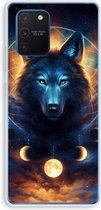 Case Company® - Hoesje geschikt voor Samsung Galaxy Note 10 Lite hoesje - Wolf Dreamcatcher - Soft Cover Telefoonhoesje - Bescherming aan alle Kanten en Schermrand