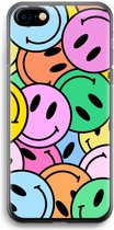 Case Company® - Hoesje geschikt voor iPhone 7 hoesje - Smiley N°1 - Soft Cover Telefoonhoesje - Bescherming aan alle Kanten en Schermrand