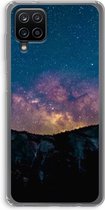 Case Company® - Hoesje geschikt voor Samsung Galaxy A12 hoesje - Travel to space - Soft Cover Telefoonhoesje - Bescherming aan alle Kanten en Schermrand
