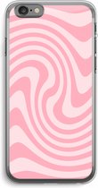 Case Company® - Hoesje geschikt voor iPhone 6 PLUS / 6S PLUS hoesje - Swirl Roos - Soft Cover Telefoonhoesje - Bescherming aan alle Kanten en Schermrand