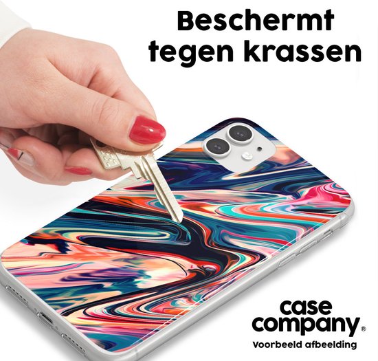 Case Company® - Coque Samsung Galaxy A13 5G avec cordon - Quantum Being - Protection de téléphone avec cordon Zwart - Protection sur tous les côtés et sur les bords de l'écran