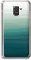 Case Company® - Hoesje geschikt voor Samsung Galaxy A8 (2018) hoesje - Ocean - Soft Cover Telefoonhoesje - Bescherming aan alle Kanten en Schermrand