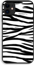 Case Company® - Hoesje geschikt voor iPhone 11 hoesje - Zebra pattern - Biologisch Afbreekbaar Telefoonhoesje - Bescherming alle Kanten en Schermrand