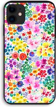 Case Company® - Hoesje geschikt voor iPhone 11 hoesje - Little Flowers - Biologisch Afbreekbaar Telefoonhoesje - Bescherming alle Kanten en Schermrand