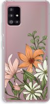 Case Company® - Hoesje geschikt voor Samsung Galaxy A51 5G hoesje - Floral bouquet - Soft Cover Telefoonhoesje - Bescherming aan alle Kanten en Schermrand