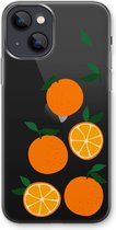 Case Company® - Hoesje geschikt voor iPhone 13 hoesje - Will you be my clementine - Soft Cover Telefoonhoesje - Bescherming aan alle Kanten en Schermrand