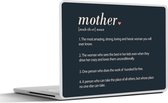 Laptop sticker - 14 inch - Mama definitie - Mother - Quotes - Spreuken - 32x5x23x5cm - Laptopstickers - Laptop skin - Cover