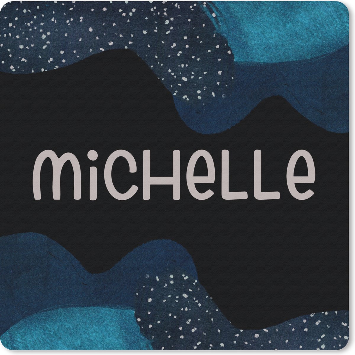 Muismat 30x30 cm - Mousepad Michelle - Pastel - Meisje - Muismatten