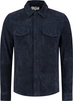 Goosecraft Wyatt Shirt Overhemden Heren - Donkerblauw - Maat L