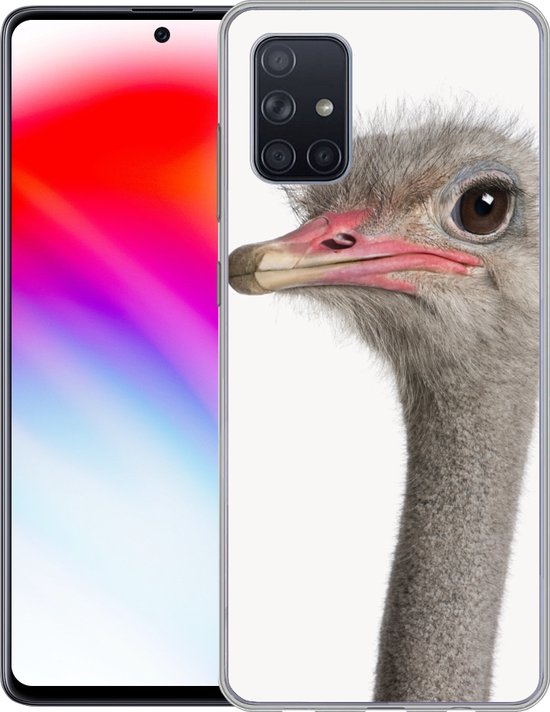 Coque Samsung Galaxy A51 - Autruche - Enfants - Garçons - Filles - Coque de téléphone en Siliconen