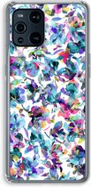 Case Company® - Coque OPPO Find X3 Pro - Fleurs d'hibiscus - Coque souple pour téléphone - Protection sur tous les côtés et bord d'écran