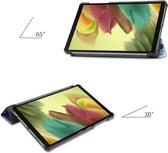 Hoes Geschikt voor Samsung Galaxy Tab S6 Lite Hoes Tri-fold Tablet Hoesje Case - Hoesje Geschikt voor Samsung Tab S6 Lite Hoesje Hardcover Bookcase - Galaxy