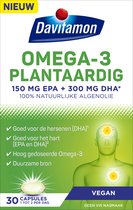 Bol.com Davitamon Omega-3 Plantaardig bevat 100% natuurlijke algenolie - VEGAN - 30 capsules - Voedingssupplement aanbieding