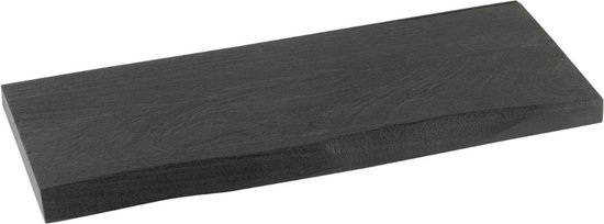 Wandplank Zwart Hout 70 cm