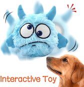 Hondenspeelgoed - Springend monster - Monster - Hond - Interactief - Schudden - Geluid - Blauw